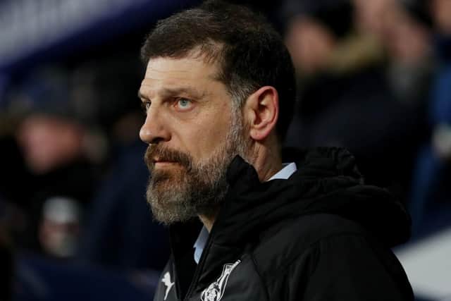 West Bromwich Albion boss Slaven Bilic looks on during his side's win.