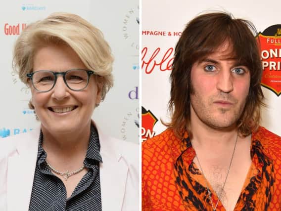 Sandi Toksvig (left) and Noel Fielding who have been confirmed as presenters on Channel 4's The Great British Bake Off
