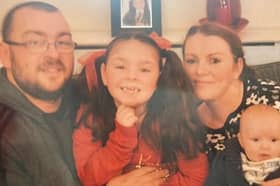Danny with his family when they were younger