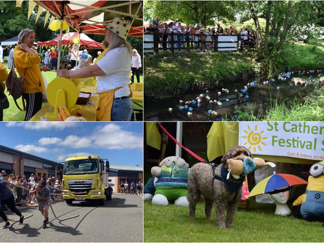 15 great pictures from St Catherine's Hospice Yellow Ribbon Day 2024