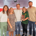 L to R: Davina McCall, Fay Malyon (who nominated Naomi), Jamie Oliver, Naomi Parkinson and Jamie Theakston