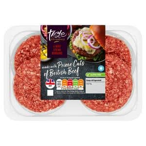 Sainsbury's Beef Burgers, Taste the Difference 