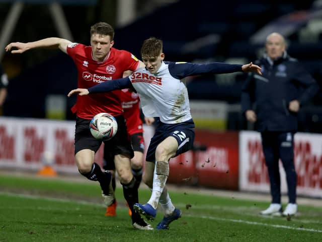Anthony Gordon in action for Preston. He is a reported target for Liverpool who are planning for life without Jurgen Klopp. Picture: Clive Brunskill/Getty Images