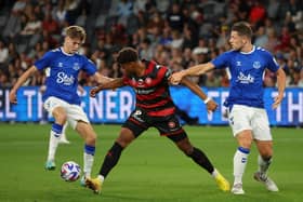 Isaac Price was with Everton before joining Standard Liege. He’s been linked with a return to England. (Image: AFP via Getty Images)