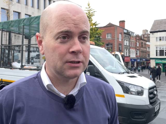 Cllr Liam Robinson, leader of Liverpool Council