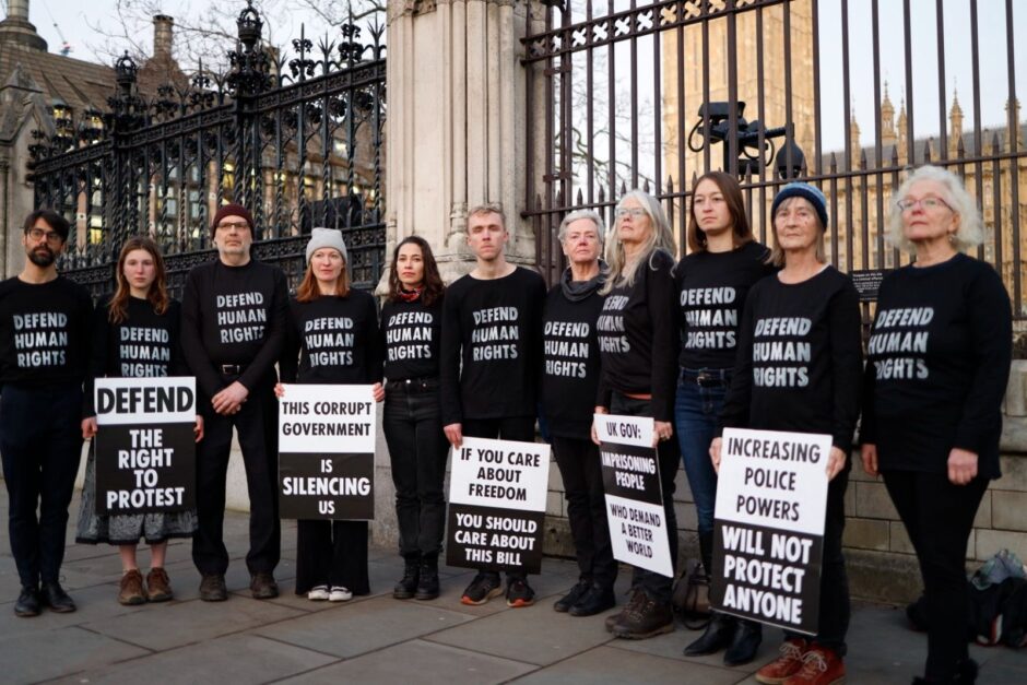 XR protesters ‘forcibly removed’ from House of Lords
