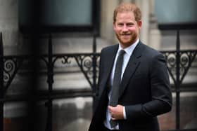 Prince Harry will attend the coronation without his wife Meghan Markle. . (Photo by Belinda Jiao/Getty Images)