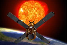 A defunct satellite weighing 660 pounds is expected to crash back to Earth in the early hours of Thursday.  Picture by NASA