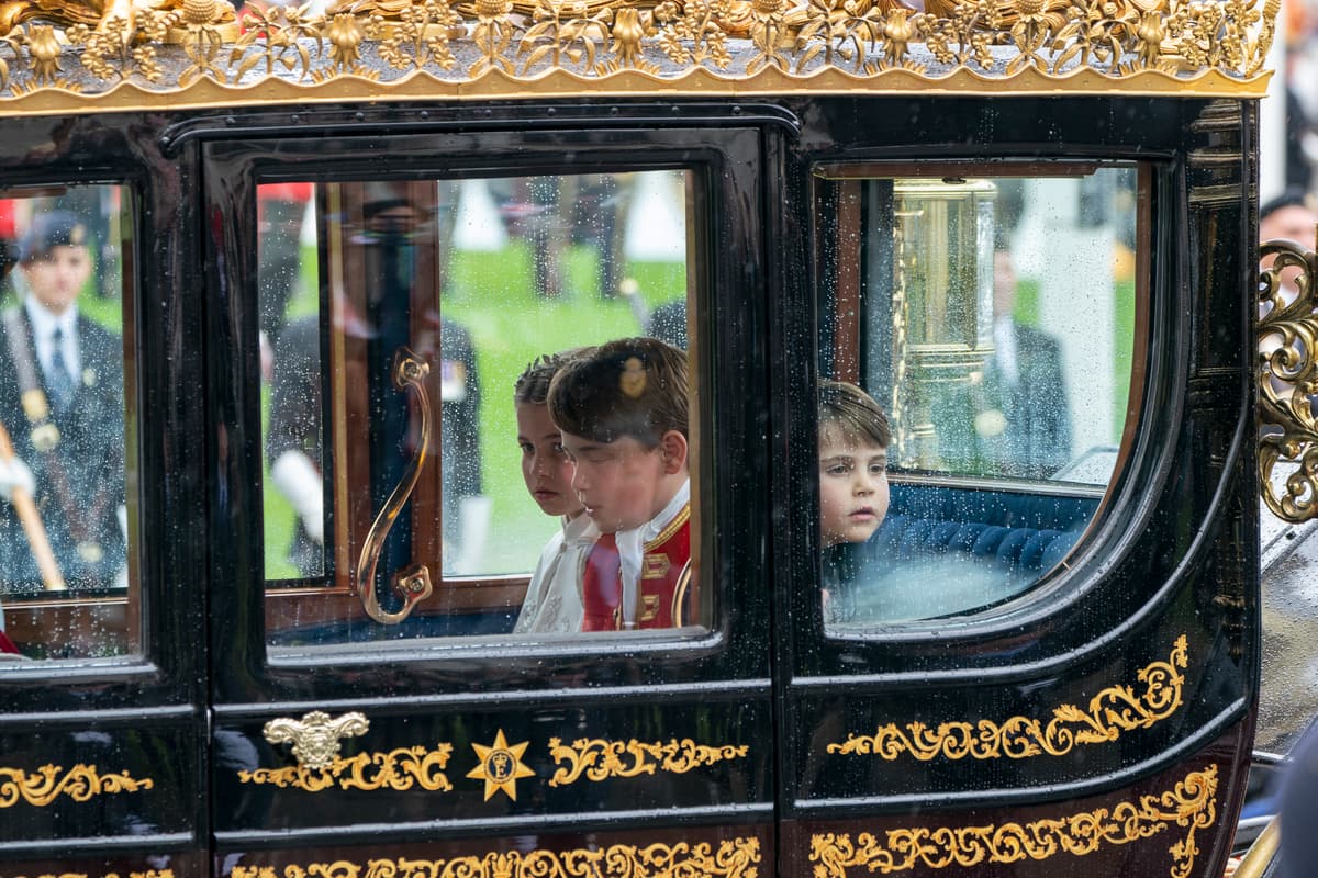 11 pictures as Prince George, Princess Charlotte & Prince Louis steal the show at coronation