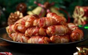Almost a fifth of the nation voted pigs in blankets as their top side in the poll (Credit: Shutterstock)