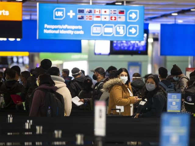 Travellers faced queues of up to three hours (Photo: Getty Images)