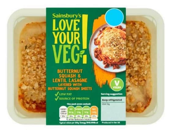 The vegan lasagne contained milk, pork and beef (picture: Sainsbury's)