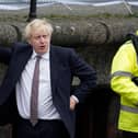 Boris Johnson during a visit to Falmouth's Maritime Museum to thank them for hosting the media centre for the G7 Summit (Photo: Hugh Hastings/Getty Images)