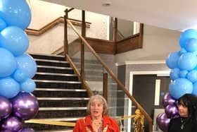 Cllr Linda Nulty, Mayor of Wesham, at the opening of Pear Tree Care home