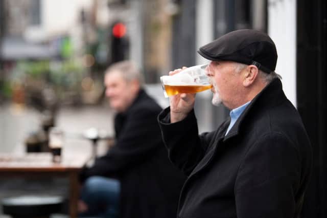 As restrictions surrounding outdoor hospitality eases, pub goers will need to wrap up warm (Photo: Matthew Horwood/Getty Images)