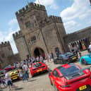 Supercars including Porsche, Ferrari, Lamborghini and McLaren, will be on display at at Hoghton Tower on Sunday, June 11