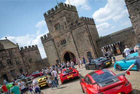 Supercars including Porsche, Ferrari, Lamborghini and McLaren, will be on display at at Hoghton Tower on Sunday, June 11