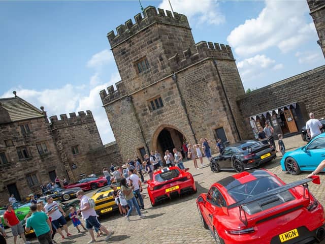 Supercars including Porsche, Ferrari, Lamborghini and McLaren, will be on display at at Hoghton Tower on Sunday, June 11