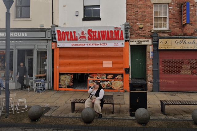 Royal Shawarma, at 63 Friargate, Preston was given a score of one on June 12.
