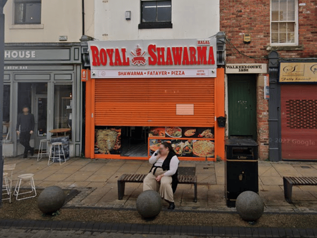 Royal Shawarma, at 63 Friargate, Preston was given a score of one on June 12.