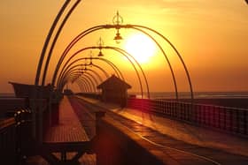 The sun sets over Southport pier. Image: robin - stock.adobe.com