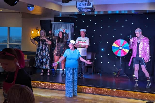 Lancashire Post editor Vanessa Sims was called on to the stage at the Karen's Diner on Tour experience in Blackpool