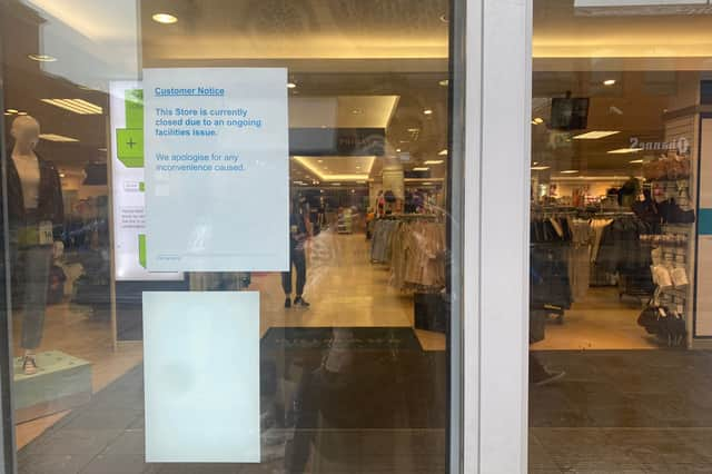 Preston Primark bosses were forced to close on Saturday