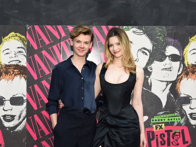 Thomas Brodie-Sangster and Talulah Riley are engaged