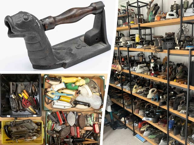 Martin Matthews spent 35 years building his incredible array of historic and vintage irons from around the world.