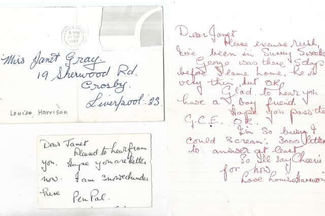 Louise Harrison told teenager Janet Gray about the “Beatlemania” scenes she witnessed at a gig in Manchester in November 1963.