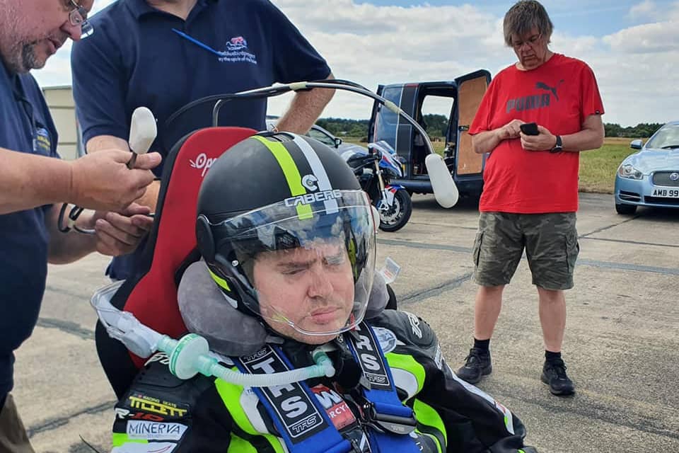 Jason Liversidge at Elvington Race Track in York