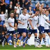 PNE players celebrate 