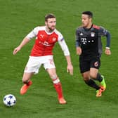 Shkodran Mustafi left Arsenal in 2021. He is a free agent after leaving Levante in the summer. (Image: Getty Images)