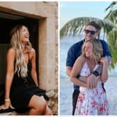 Instagram influencer Nicky Newman, pictured right with her husband Alex, has died of breast cancer at the age of 35. Photos by Instagram/Nicky Newman.