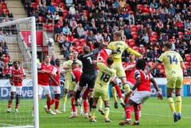 Preston North End's Liam Lindsay scores