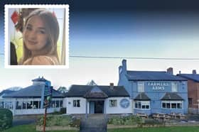 The Farmers Arms and inset Robyn Alty
