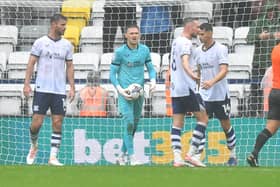 Dejected PNE players 