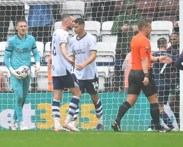Dejected PNE players 