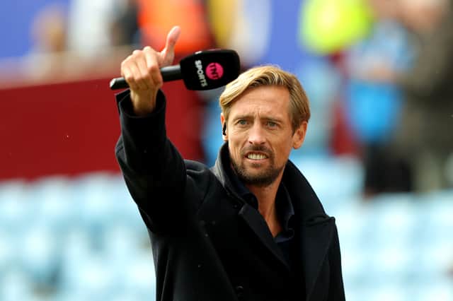Peter Crouch was back at Villa Park last Saturday with TNT Sports for the 6-1 win against Brighton
