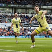 Preston North End’s Mads Frokjaer celebrates 