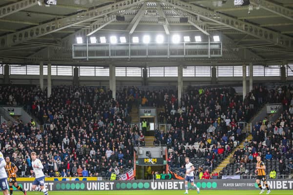 Preston North End fans watch on