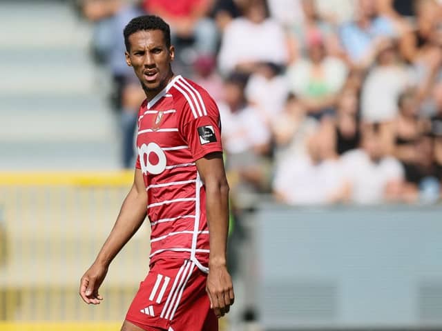 Newcastle United midfielder Isaac Hayden is on loan at Standard Liege.  (Photo by BRUNO FAHY/BELGA MAG/AFP via Getty Images)