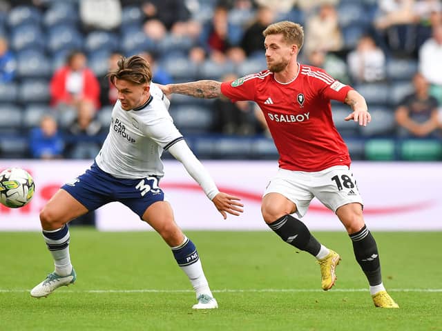 Lewis Leigh is on loan at Crewe Alexandra from Preston North End. (Image: CameraSport - Dave Howarth)