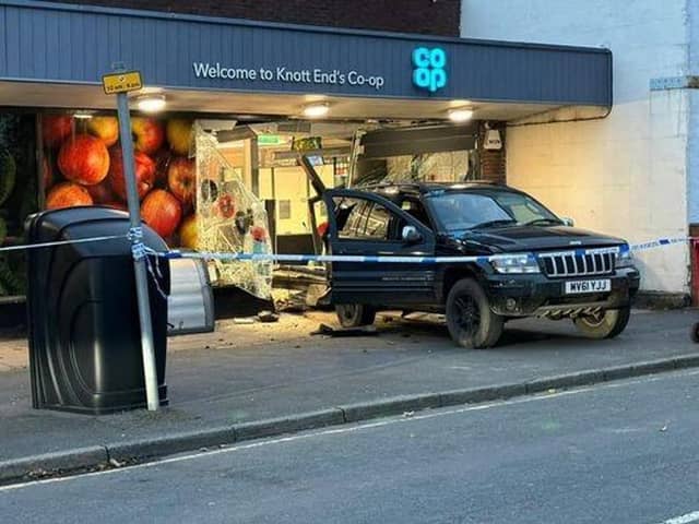 Thieves crashed trck into Co-op during ram raid