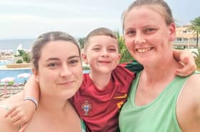 A mum left with life-changing incontinence after suffering injuries during labour wants to speak out - to raise awareness around 'birth trauma'.
Leonnie Downes, 31, was excited to raise baby George with wife Emma Downes, 34.
The difficult birth left Leonnie with a third degree tear – and she now struggles with severe bowel incontinence and urgency.