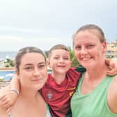 A mum left with life-changing incontinence after suffering injuries during labour wants to speak out - to raise awareness around 'birth trauma'.
Leonnie Downes, 31, was excited to raise baby George with wife Emma Downes, 34.
The difficult birth left Leonnie with a third degree tear – and she now struggles with severe bowel incontinence and urgency.