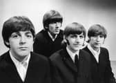 The Beatles (L-R) Paul McCartney, George Harrison (1943 - 2001), Ringo Starr and John Lennon (1940 - 1980) at the BBC Television Studios in London, 1966. (Central Press/Getty Images)