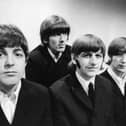 The Beatles (L-R) Paul McCartney, George Harrison (1943 - 2001), Ringo Starr and John Lennon (1940 - 1980) at the BBC Television Studios in London, 1966. (Central Press/Getty Images)