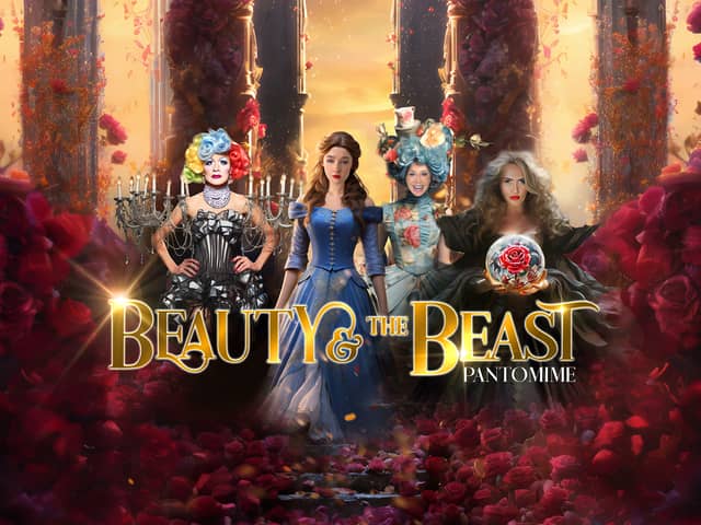 Beauty and The Beast pantomime at The Globe  includes TV personality Charlotte Dawson and Blackpool icon Betty Legs Diamond 