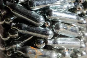 Nitrous oxide, also known as laughing gas (Photo by Matt Cardy/Getty Images)